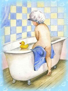 Drawing Of A Girl Bathing 110 Best Bathtubs Images In 2019 Retro Bathrooms Vintage Decor