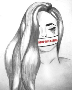 Drawing Of A Girl Being Bullied 11 Best Bullying Images Drawings Anti Bullying Tumblr Drawings