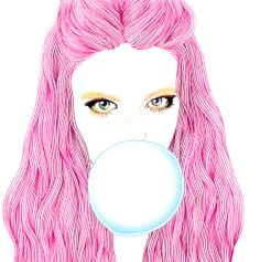 Drawing Of A Girl Blowing Bubble Gum 106 Best Pop My Bubble Images Bubble Gum Chewing Gum Blowing