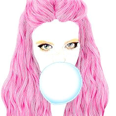 Drawing Of A Girl Blowing Bubble Gum 106 Best Pop My Bubble Images Bubble Gum Chewing Gum Blowing