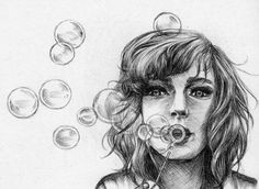 Drawing Of A Girl Blowing Bubbles 411 Best Bubbles Images Bubbles Bubble Art Drawings