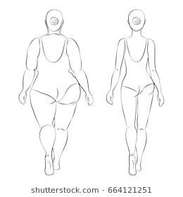Drawing Of A Girl Body Image Result for Chubby Woman Line Drawing Drawing Tutorials