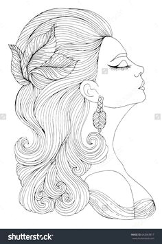 Drawing Of A Girl Color 267 Best Women to Color Images In 2019 Coloring Pages Coloring