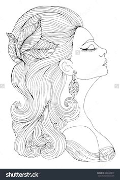 Drawing Of A Girl Colored 267 Best Women to Color Images In 2019 Coloring Pages Coloring