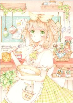 Drawing Of A Girl Cooking 265 Best A Cook Baking A Images Anime Art Art Of Animation Cook