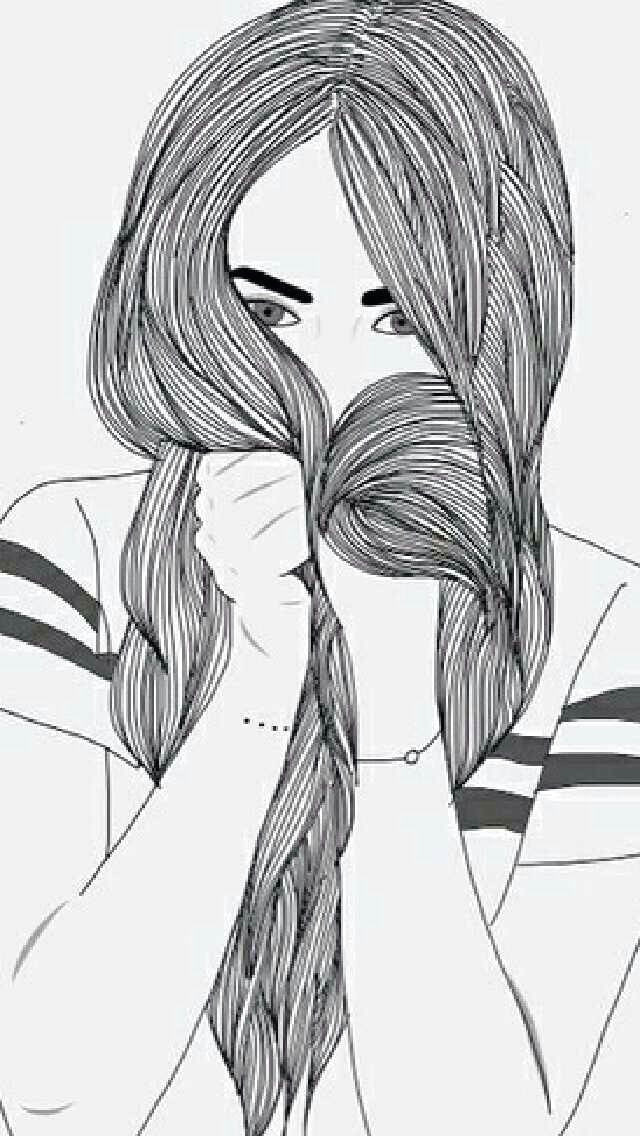 Drawing Of A Girl Covering Her Face Pin by Lineirya On Drawing Art Pics Tumblr Outline Tumblr