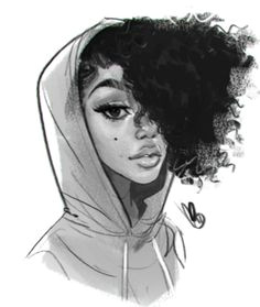 Drawing Of A Girl Curled Up 19 Best Black Girl Beauty Images
