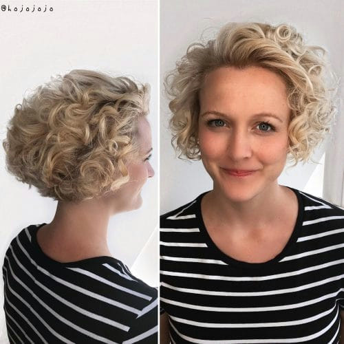Drawing Of A Girl Curly Hair 42 Curly Bob Hairstyles that Rock In 2019