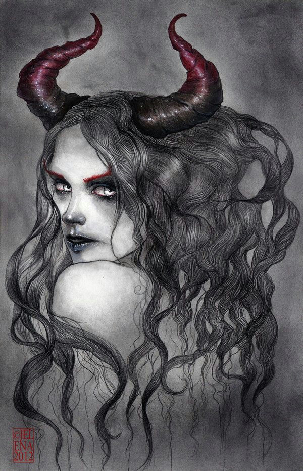 Drawing Of A Girl Devil the Devil In Love by Jel Ena Medusainfurs On Deviantart Fantasy