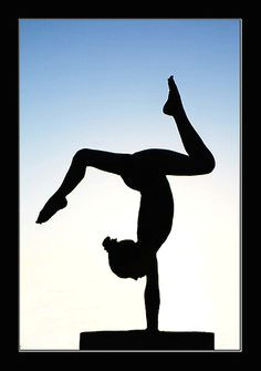 Drawing Of A Girl Doing Gymnastics 28 Best Gymnastics Silhouettes Images Silhouette Ballerinas