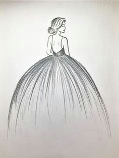 Drawing Of A Girl Dress Girl Fashion Dress Drawing Stripes Art Diy Drawings Art