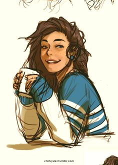 Drawing Of A Girl Drinking Coffee 206 Best Character Pose Eat Drink Images Character Design