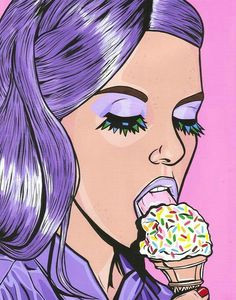 Drawing Of A Girl Eating Ice Cream 142 Best Pop Art Images Drawings Paintings Tumblr Drawings