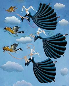 Drawing Of A Girl Flying 342 Best Women and Girls Flying Free Images Drawings Quirky Art