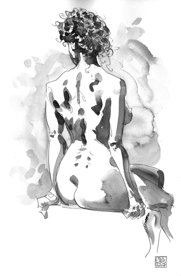 Drawing Of A Girl From Back Artfinder Back Again by Paul Cemmick A Nude Young Woman S Back