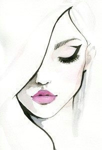 Drawing Of A Girl From Side Drawing Side Profile Girl Sketch Inspiration Pinterest