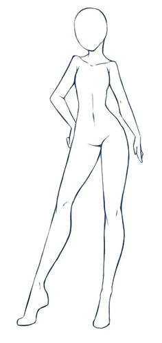 Drawing Of A Girl Full Body 77 Best Drawing Female Full Body Images