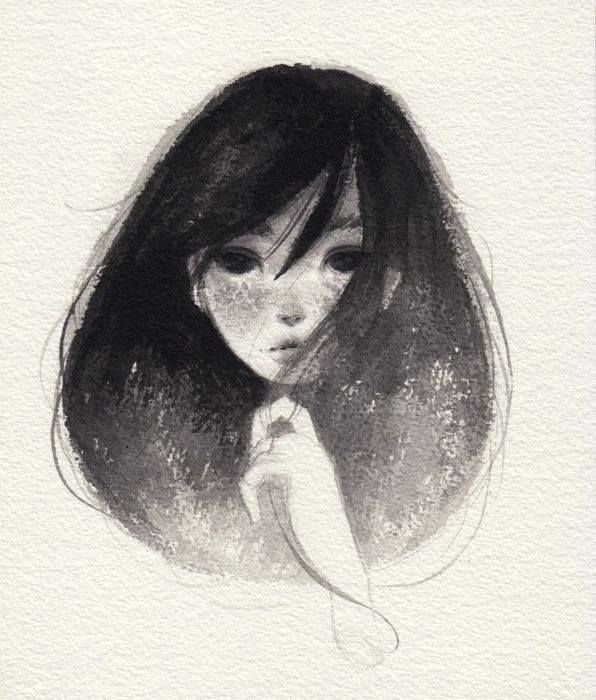 Drawing Of A Girl Ghost Pin by Alexandra Dries On Art attack Art Drawings Art Drawings