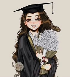 Drawing Of A Girl Graduating 133 Best Graduate Images Graduation Pictures Grad Pics