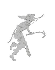 Drawing Of A Girl Holding A Gun 660 Best Character Pose Shooting Holding Guns Images Character