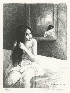 Drawing Of A Girl Holding A Mirror 598 Best Art In Black White Sepia Images Printmaking Drawings