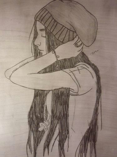 Drawing Of A Girl In A Beanie Deviantart More Like Beanie Girl by Desireemulvany Drawing Ideas