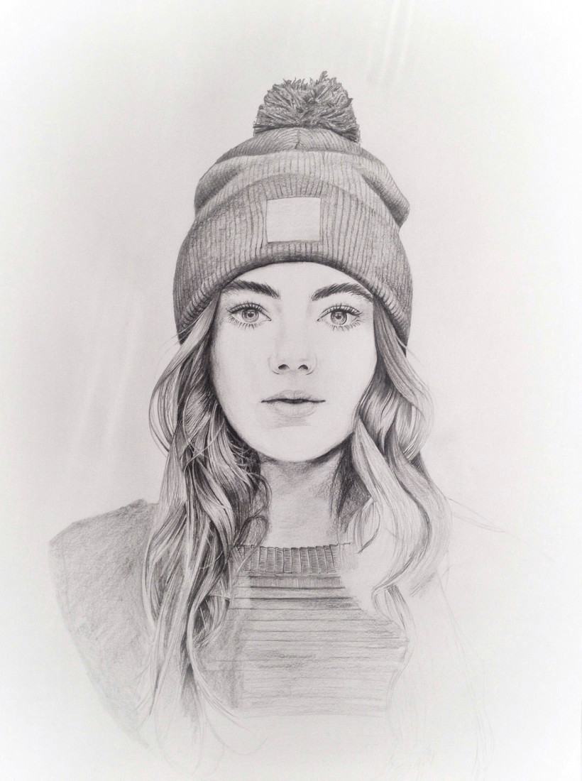 Drawing Of A Girl In A Beanie Pictures Of Drawing Of A Girl with A Beanie Www Kidskunst Info