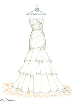 Drawing Of A Girl In Gown 64 Best Girl Dress Images Fashion Drawings Drawing Fashion