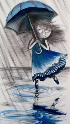 Drawing Of A Girl In the Rain with An Umbrella 830 Best Rain Bumbershoots Images Umbrellas Drawings In the Rain