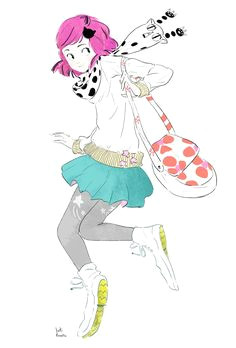 Drawing Of A Girl Jumping 364 Best Character Pose Fly Jump Images Character Design