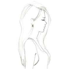 Drawing Of A Girl Looking Back Anime Girl Drawing Side View Faces Drawi