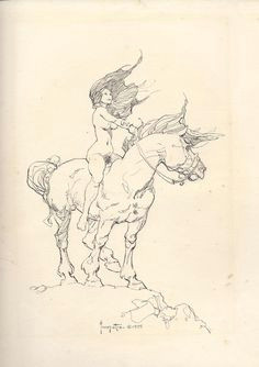 Drawing Of A Girl On A Horse 179 Best Horses In Ink Images Equine Art Horse Art Horses