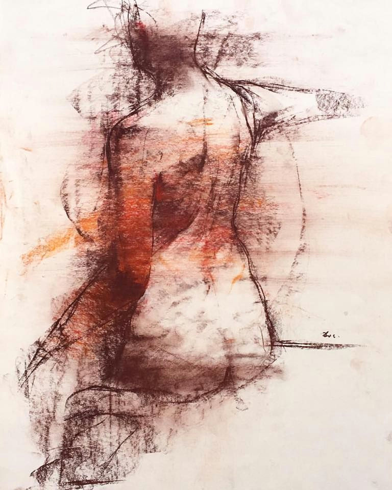 Drawing Of A Girl Painting George Dawney Painterly Nudes In 2018 Drawings Figure Drawing