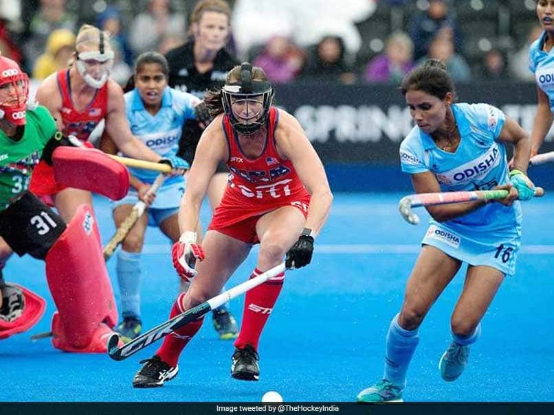 Drawing Of A Girl Playing Hockey Women S Hockey World Cup India Progress to Knockout Stage after 1 1