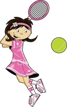 Drawing Of A Girl Playing Tennis 52 Best Tennis Cartoon Images Play Tennis Rackets Tennis