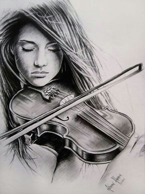 Drawing Of A Girl Playing Violin Learn How to Play the Violin Learntoplayviolin Howtoplayviolin