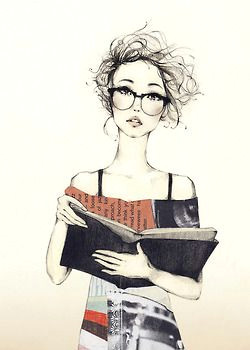 Drawing Of A Girl Reading Illustration I M for An Art Art Drawings Illustration