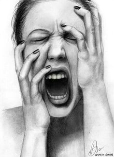 Drawing Of A Girl Screaming 140 Best Drawing Images In 2019 Photography Portraits Beauty