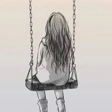 Drawing Of A Girl Sitting On A Swing 246 Best Wallpapers Dp Images In 2019 Background Images