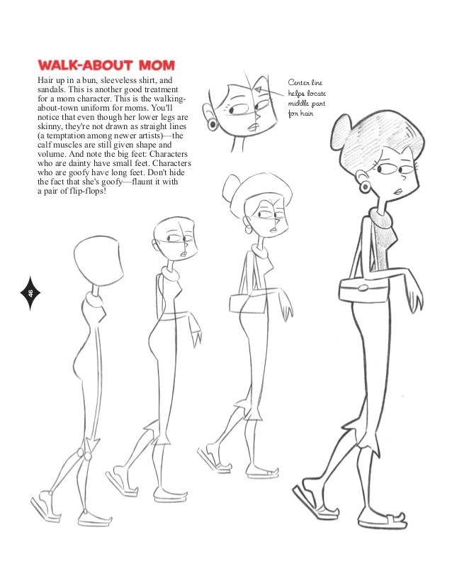 Drawing Of A Girl Standing Backwards Cartoon Cool How to Draw New Retro Style Characters Watson Gupti