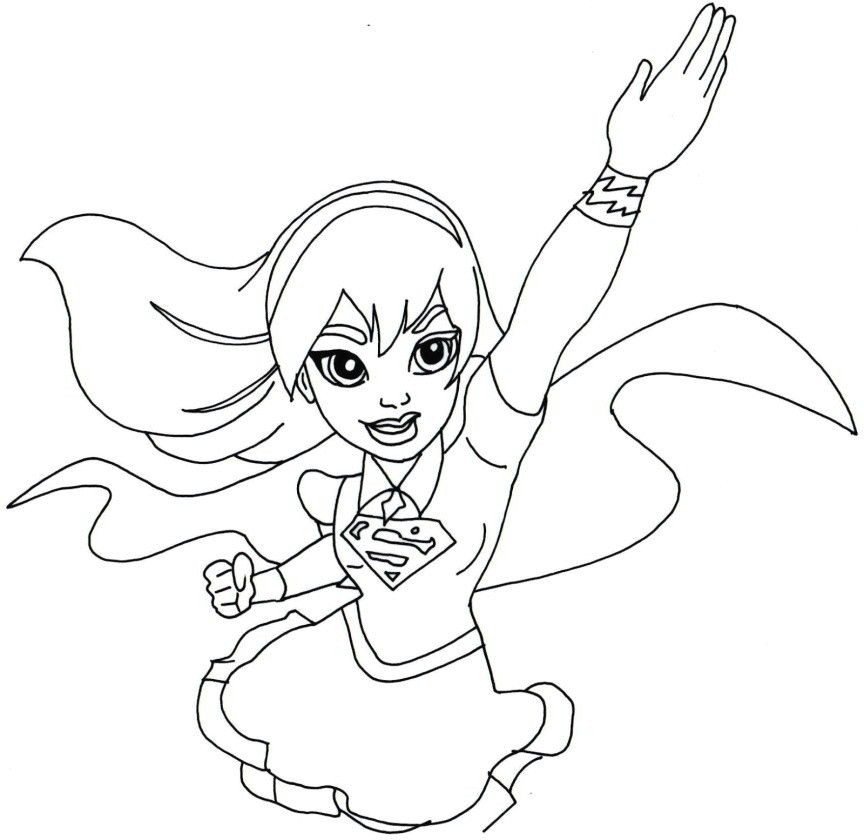 Drawing Of A Girl Superhero Female Superhero Coloring Pages New Female Superhero Coloring Pages