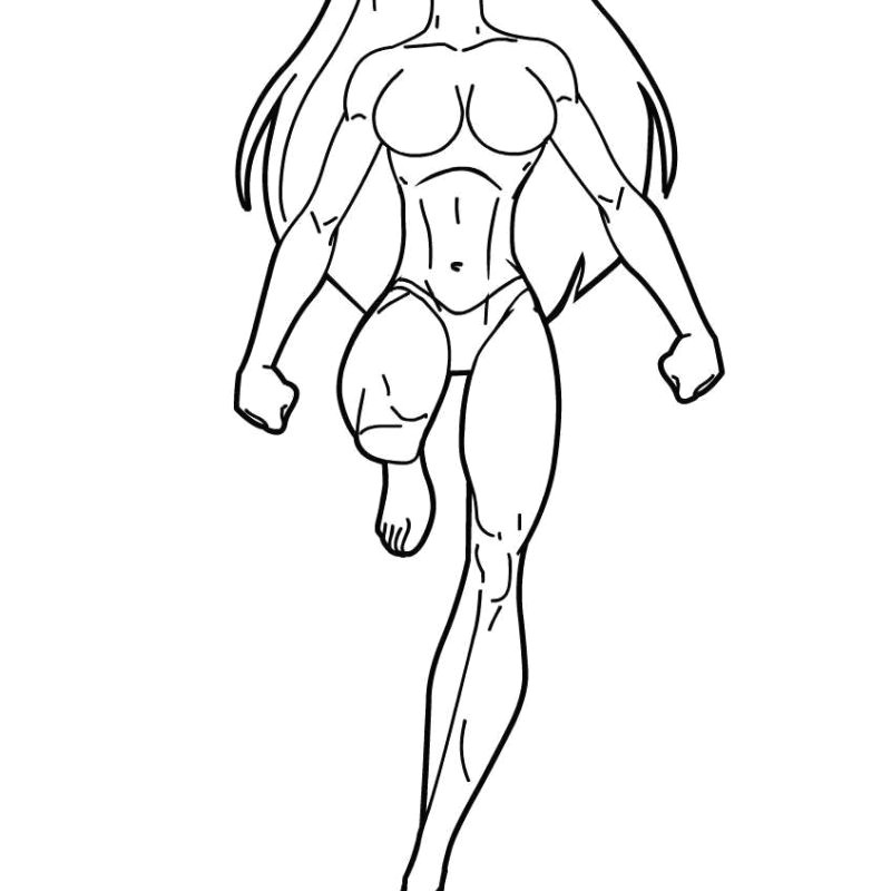 Drawing Of A Girl Superhero How to Draw A Female Superhero