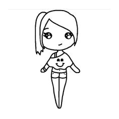 Drawing Of A Girl Template 155 Best Cute Girl Drawings Images Cute Girl Drawing Pretty Girl
