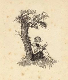 Drawing Of A Girl Under A Tree 35 Best I Just Love Trees Images Painting Drawing Artworks