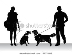 Drawing Of A Girl Walking A Dog 214 Best Silhouettes Dog Silhouettes Images In 2019 Dog Silhouette