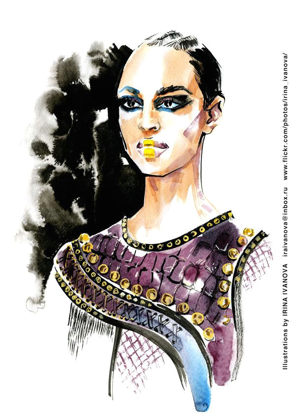 Drawing Of A Girl Wearing Makeup Img985 Fashion Illustrations Pinterest Drawing Clothes