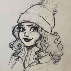 Drawing Of A Girl with A Beanie Beanie by Josjez Drawings In 2019 Pinterest Drawings Sketches