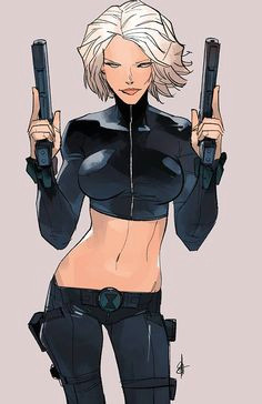 Drawing Of A Girl with A Gun 660 Best Character Pose Shooting Holding Guns Images Character