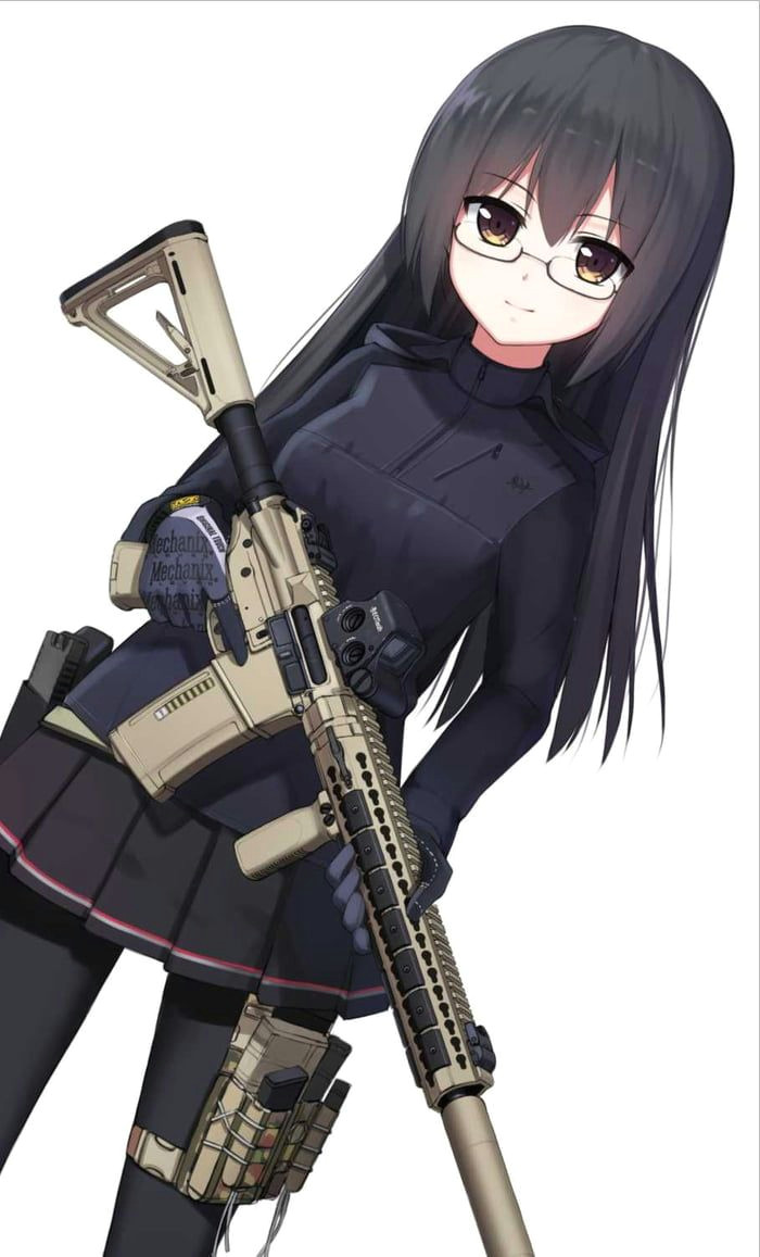 Drawing Of A Girl with A Gun Anime Girls with Guns Part 258 Character Art Anime Anime Art