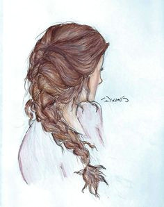 Drawing Of A Girl with Braids 19 Best Braid Drawing Images Drawings Paintings Pencil Art